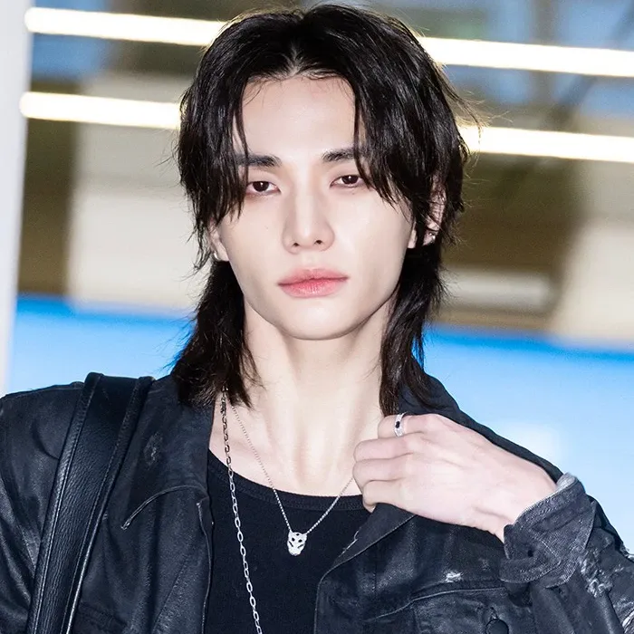 Recent activity shot of Hyunjin (Stray Kids)