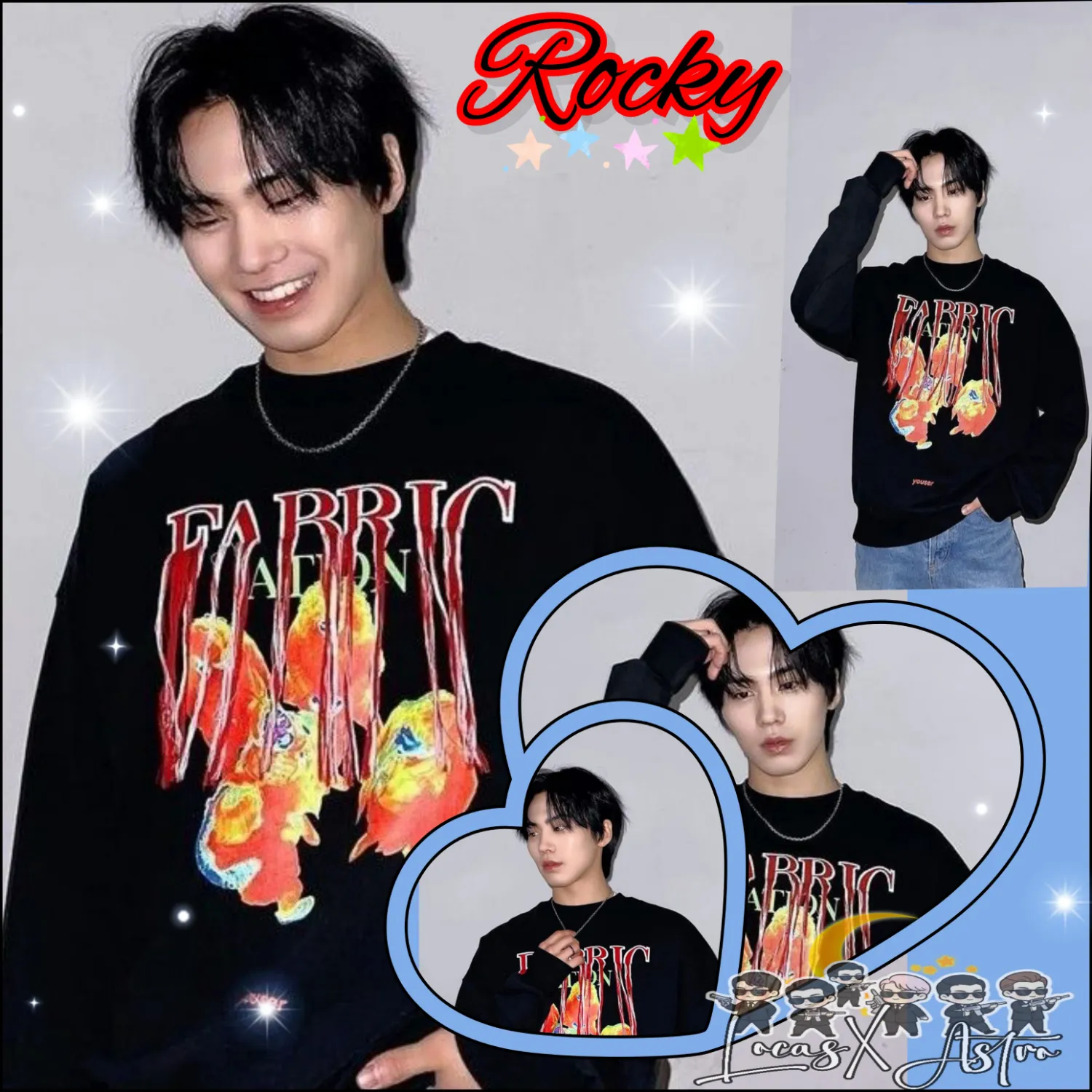 A moment captured by Rocky's fan