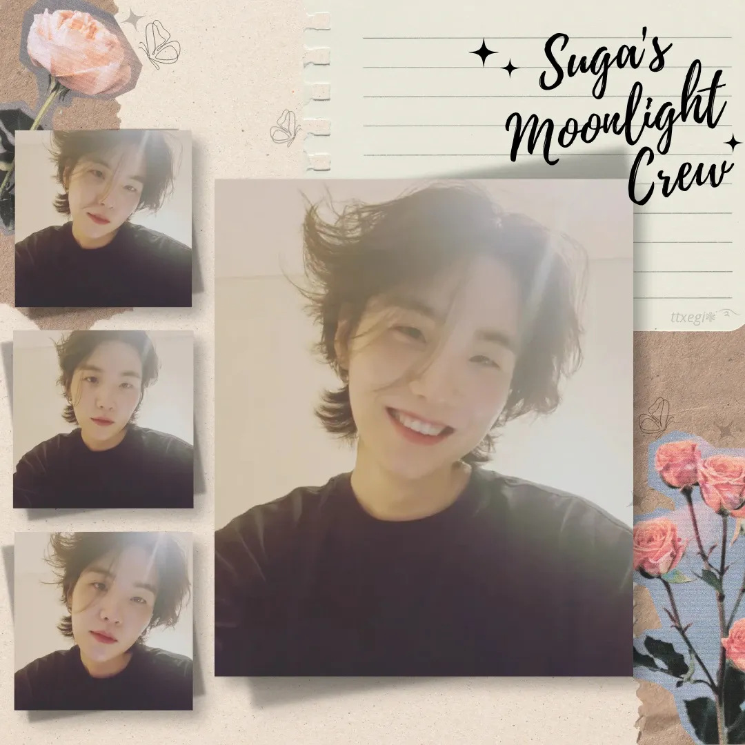 Recent activity shot of SUGA (BTS)