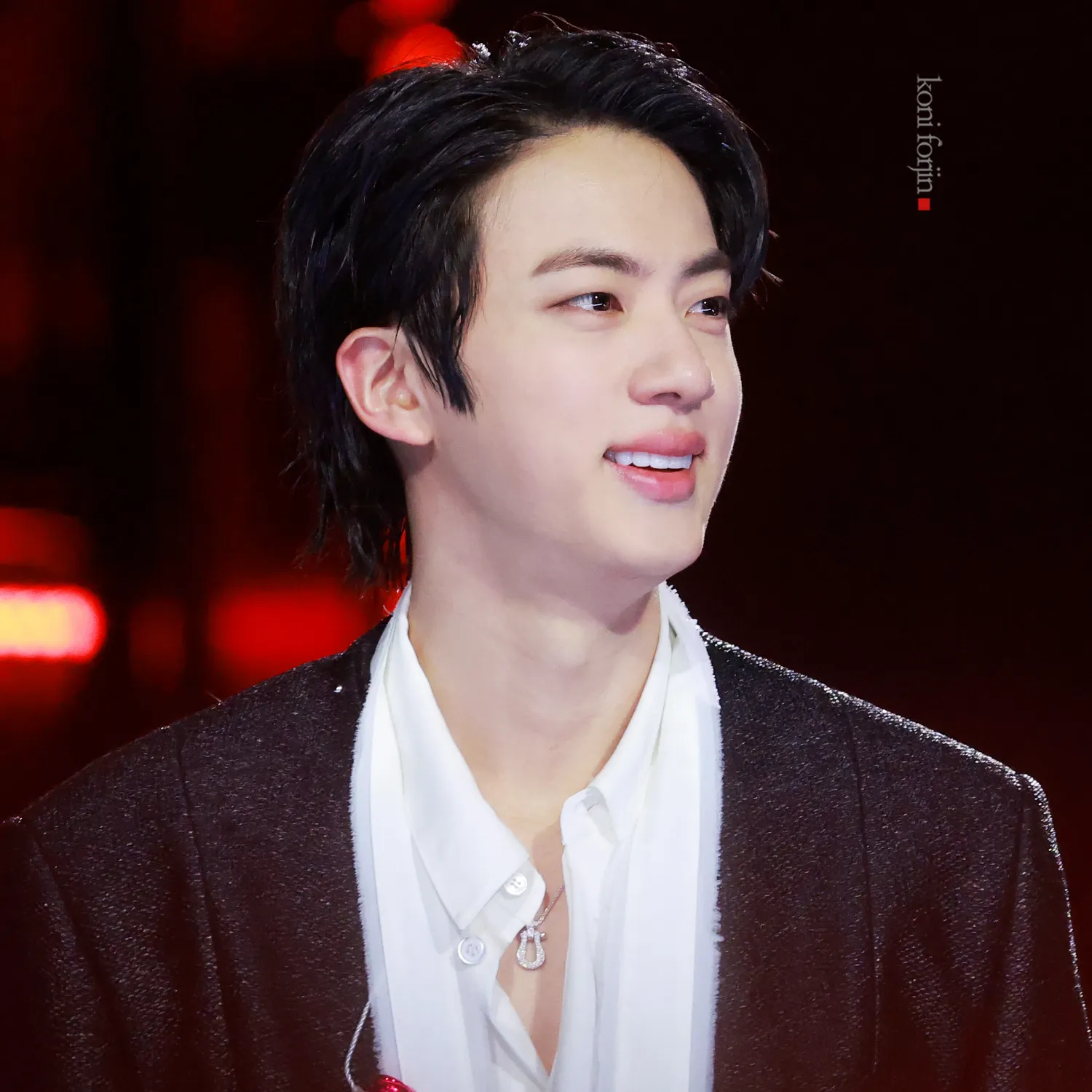 A moment captured by Jin (BTS)'s fan