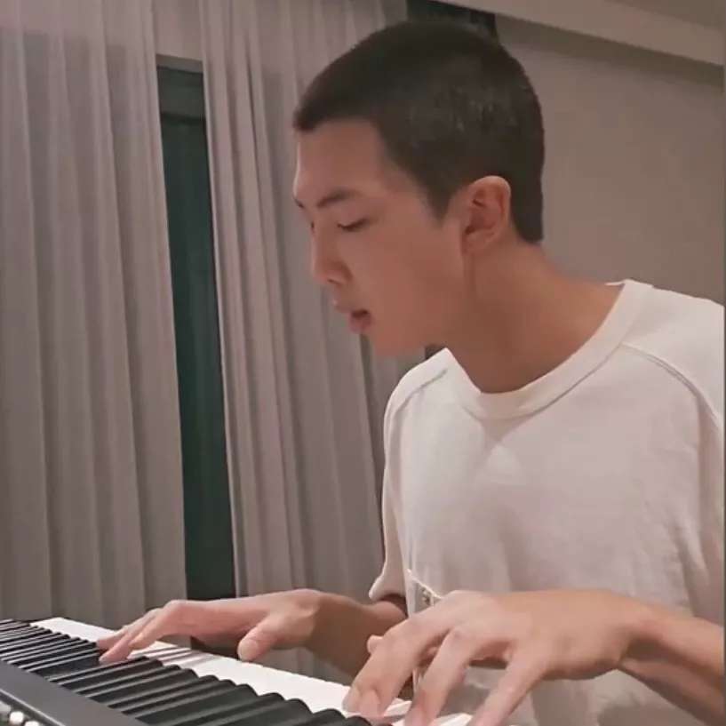 A moment captured by RM (BTS)'s fan