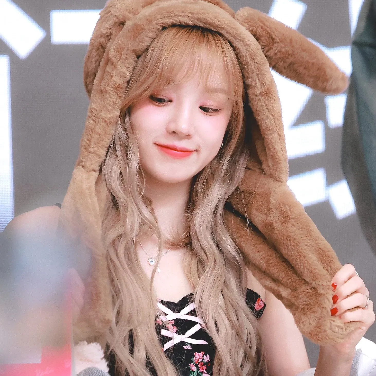 Recent activity shot of Yuqi (i-dle)