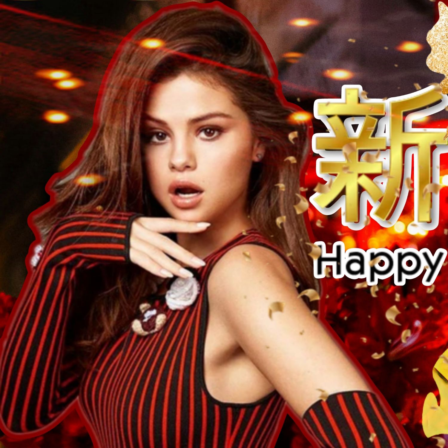 A moment captured by Selena Gomez's fan