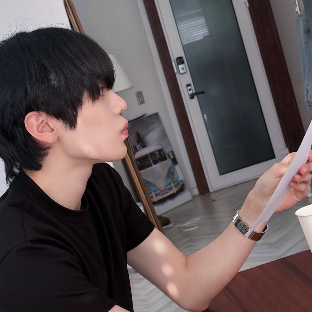 Recent activity shot of Park Donggyu