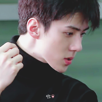 세훈 (EXO)의 비하인드 컷