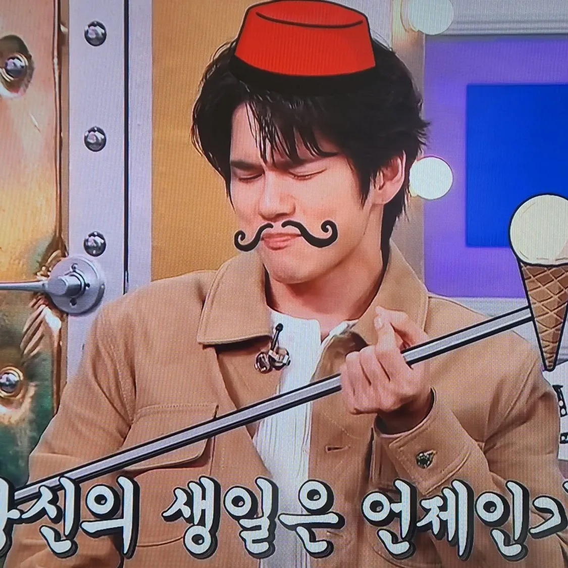 옹성우의 비하인드 컷