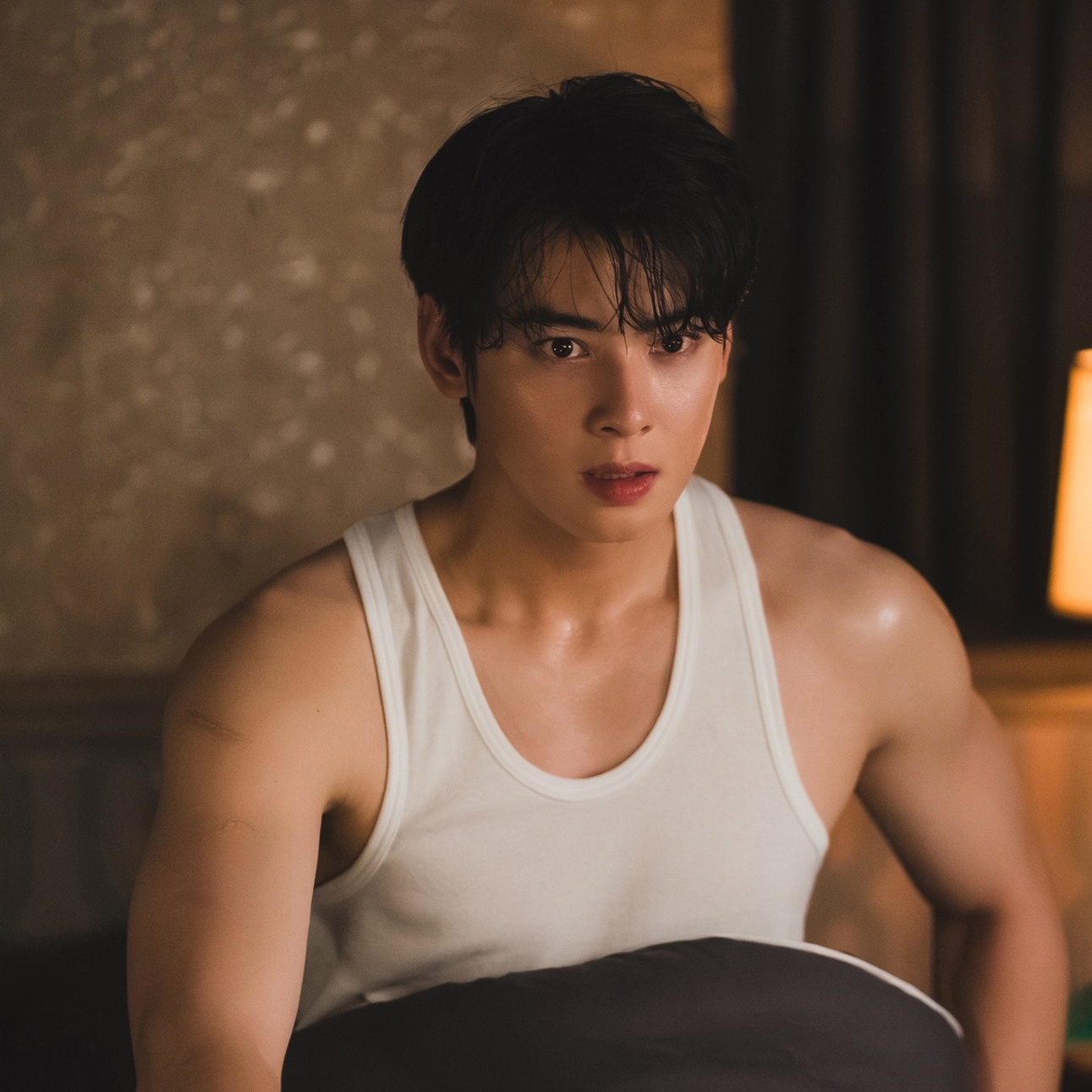 Recent activity shot of Eunwoo (ASTRO)