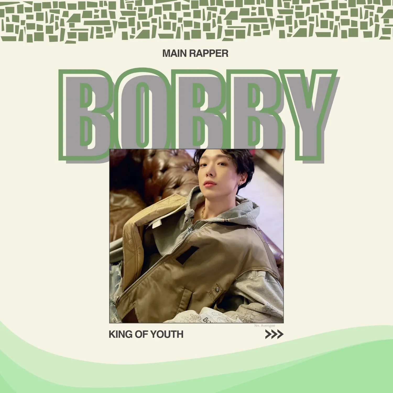 Recent activity shot of BOBBY (iKON)