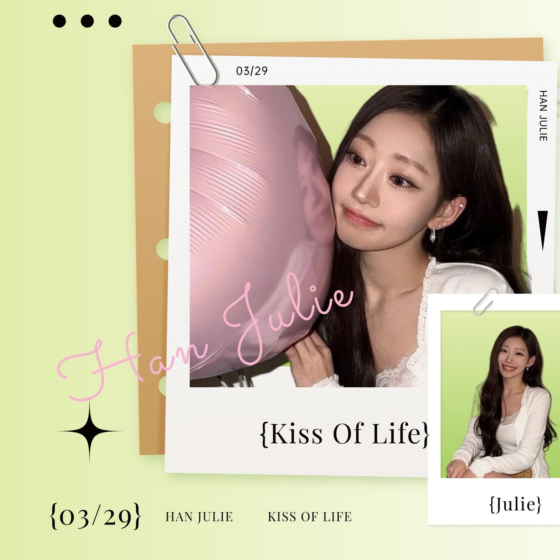 Behind-the-scenes cut of Julie (KISS OF LIFE)