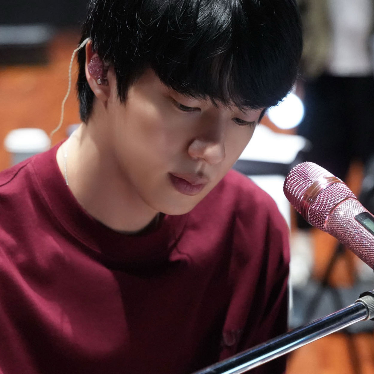 A moment captured by Jin (BTS)'s fan