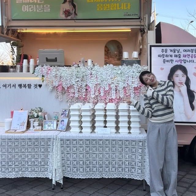 イ・チェヨンの舞台裏ショット