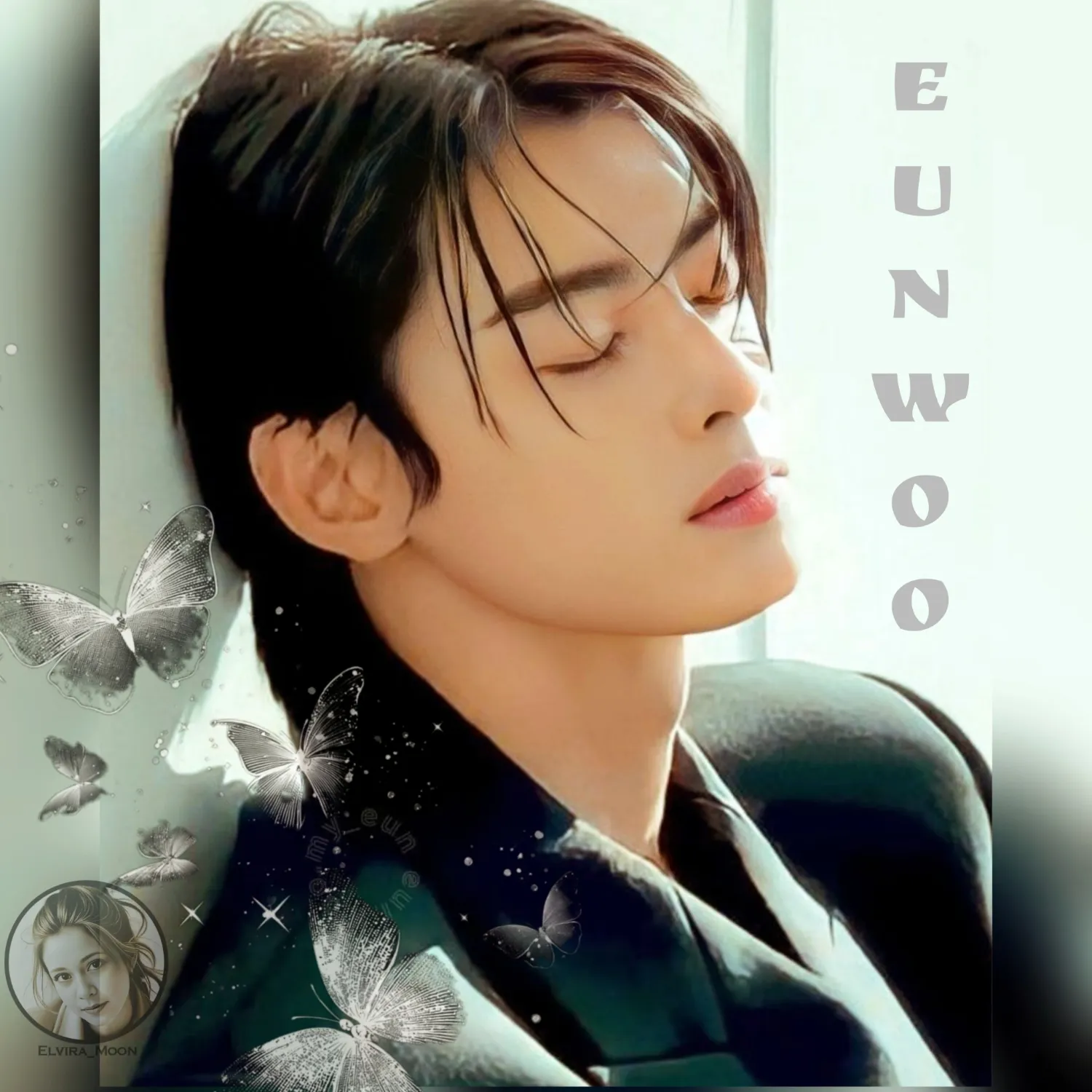 Recent activity shot of Eunwoo (ASTRO)