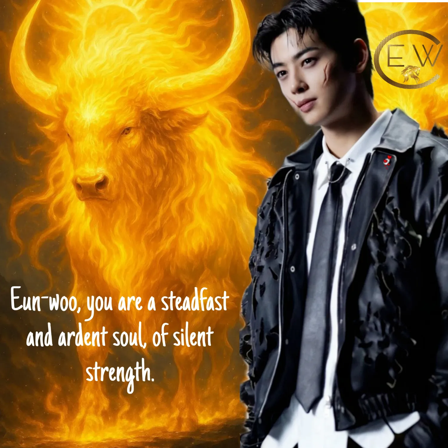 Recent activity shot of Eunwoo (ASTRO)