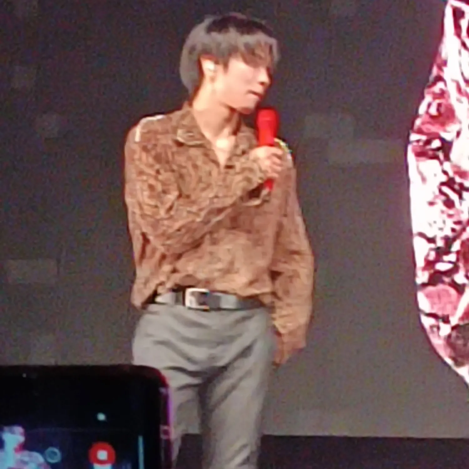 A moment captured by Rocky's fan