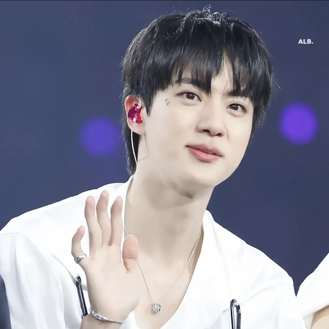 Recent activity shot of Jin (BTS)