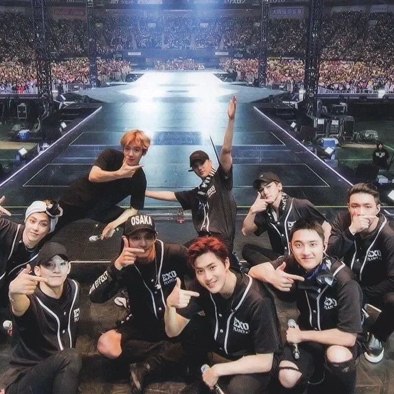 Recent activity shot of EXO