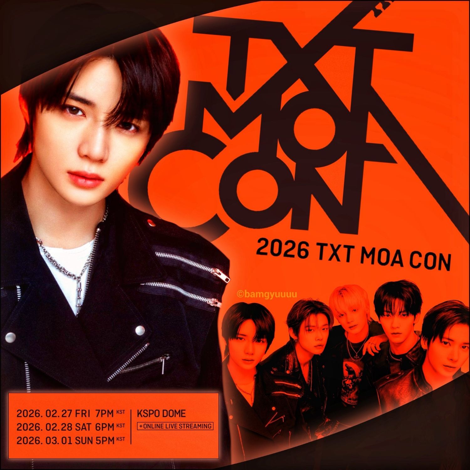 Recent activity shot of Beomgyu (TOMORROW X TOGETHER)