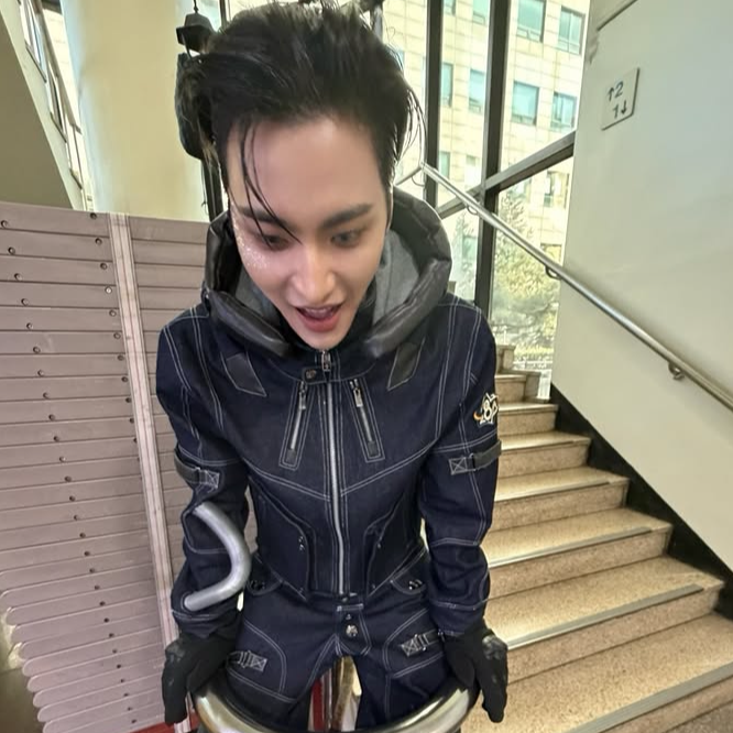 Recent activity shot of Seonghwa (ATEEZ)