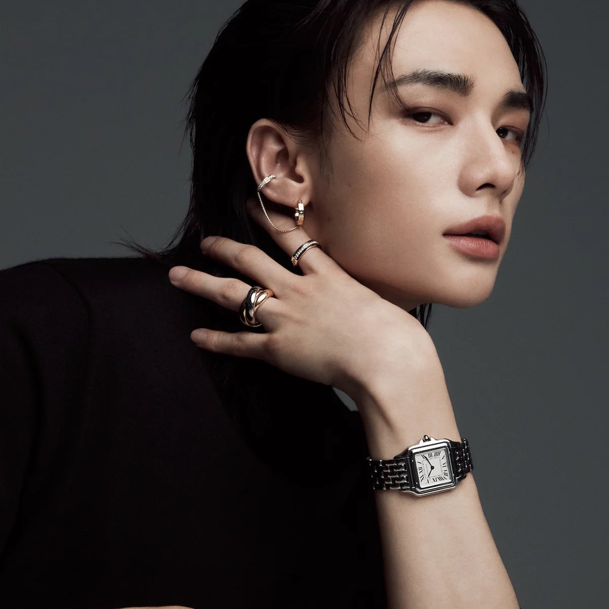 Recent activity shot of Hyunjin (Stray Kids)
