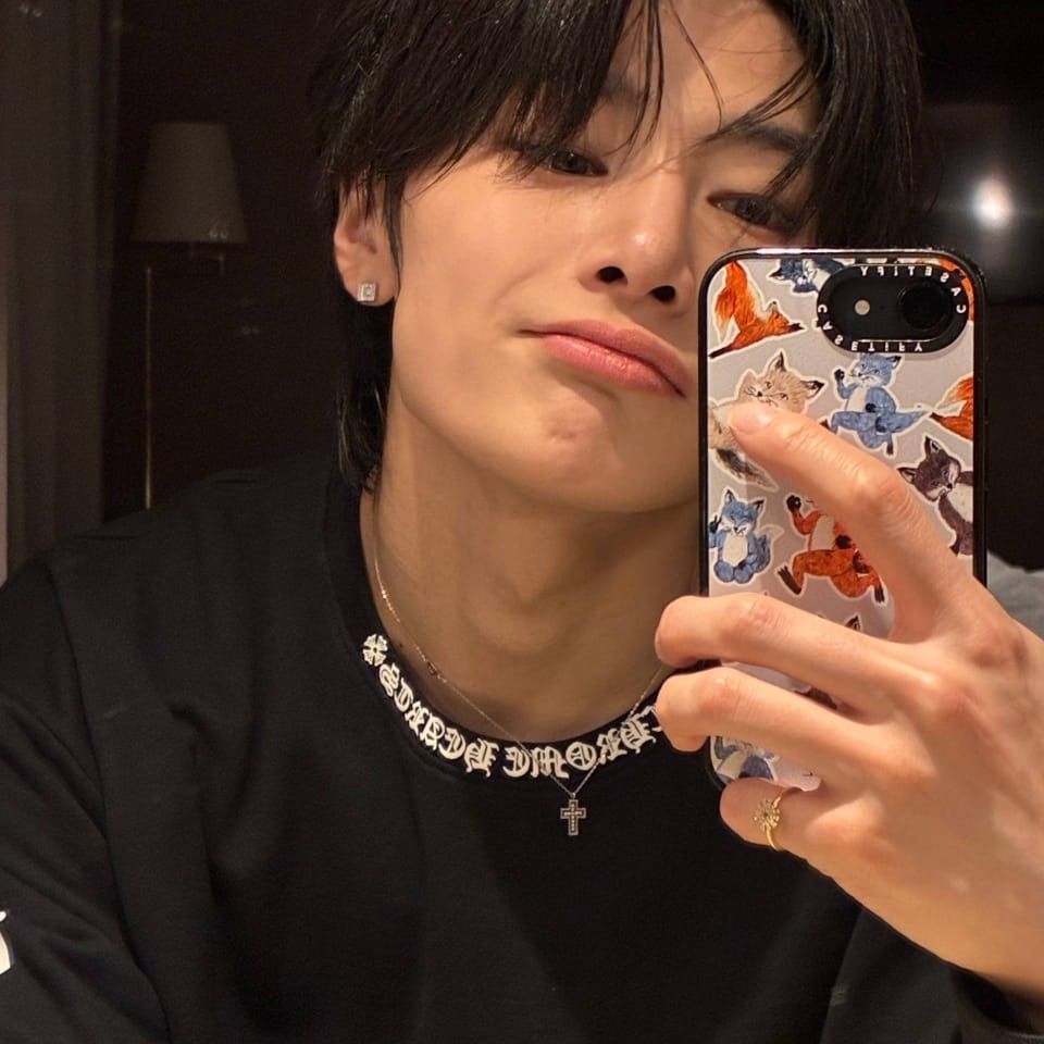 A moment captured by I.N (Stray Kids)'s fan