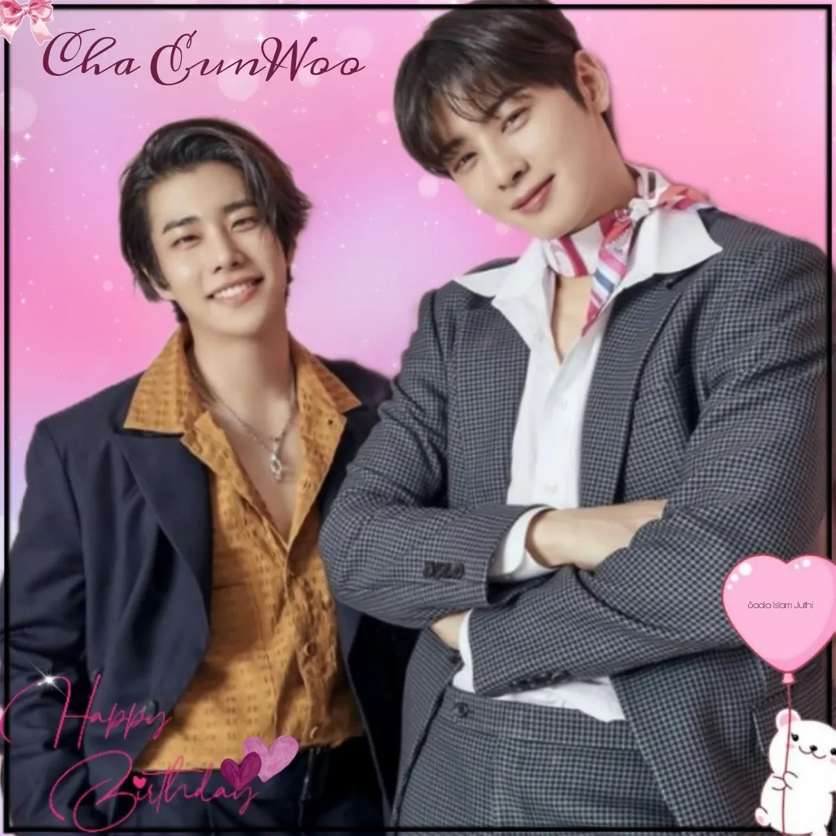 A moment captured by MJ (ASTRO)'s fan