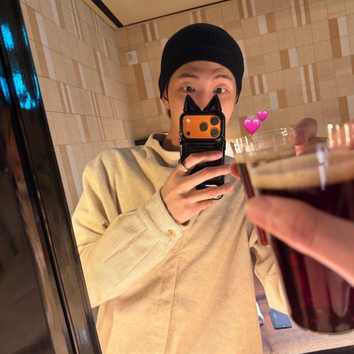 A moment captured by BTS's fan