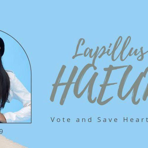 Behind-the-scenes cut of Haeun (Lapillus)