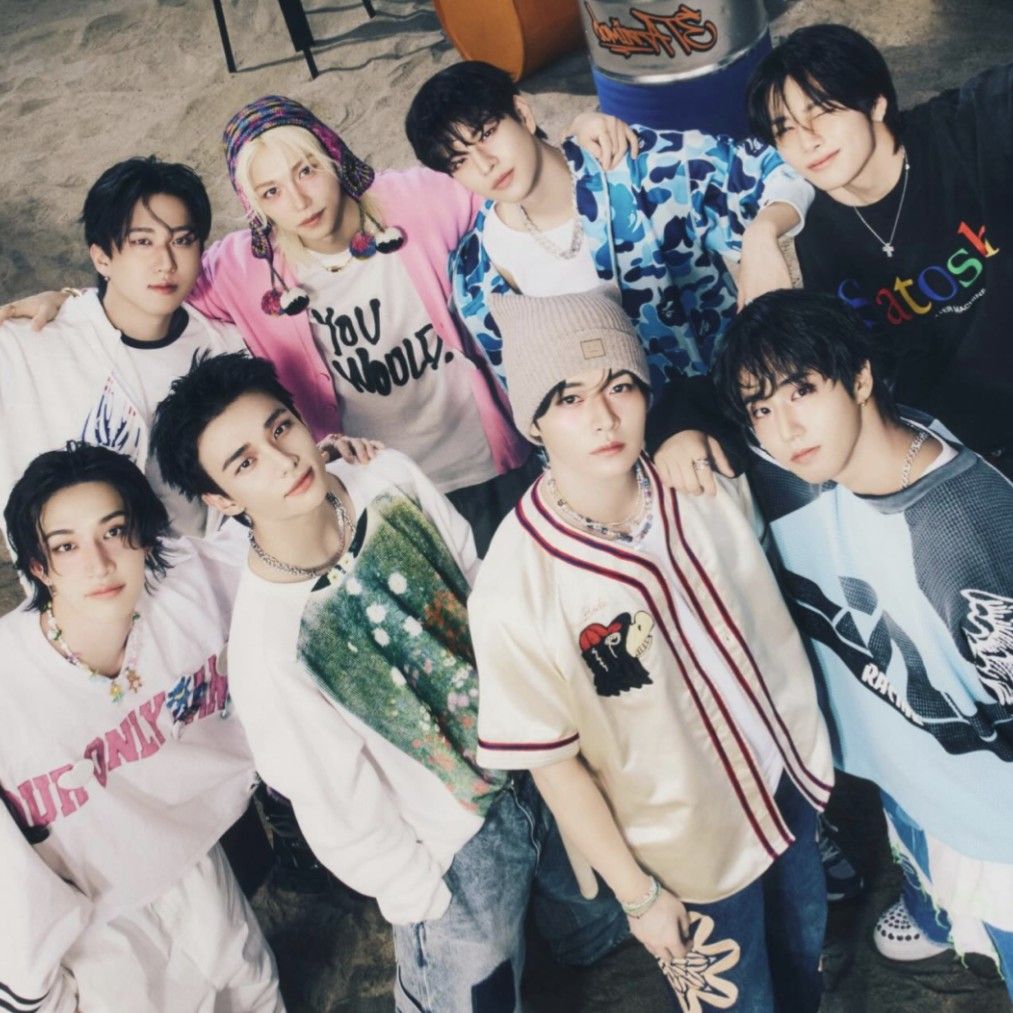 A moment captured by Stray Kids's fan