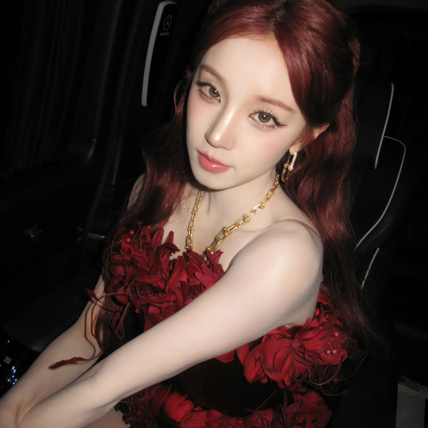 A moment captured by Yuqi (i-dle)'s fan