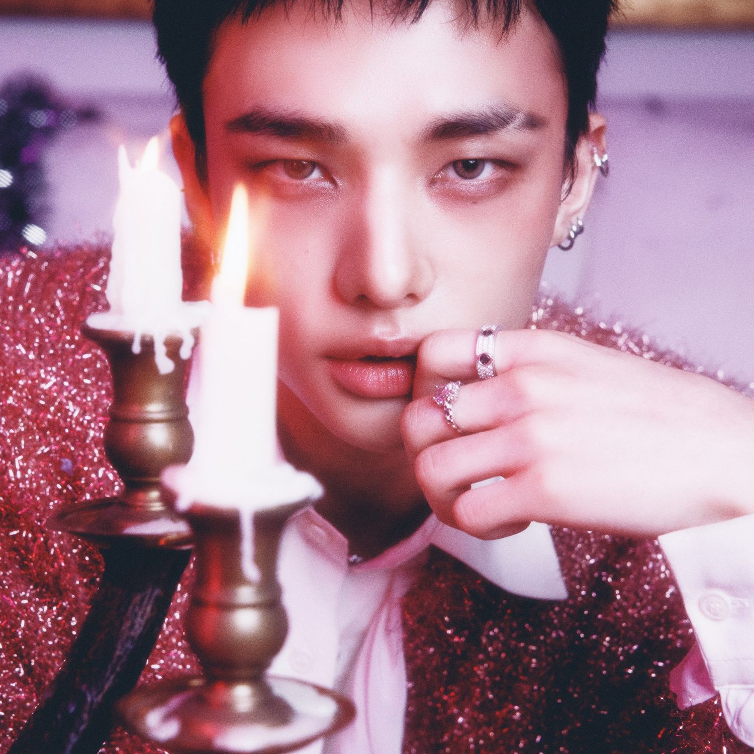 Recent activity shot of Hyunjin (Stray Kids)