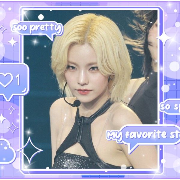 A moment captured by Yeji (ITZY)'s fan