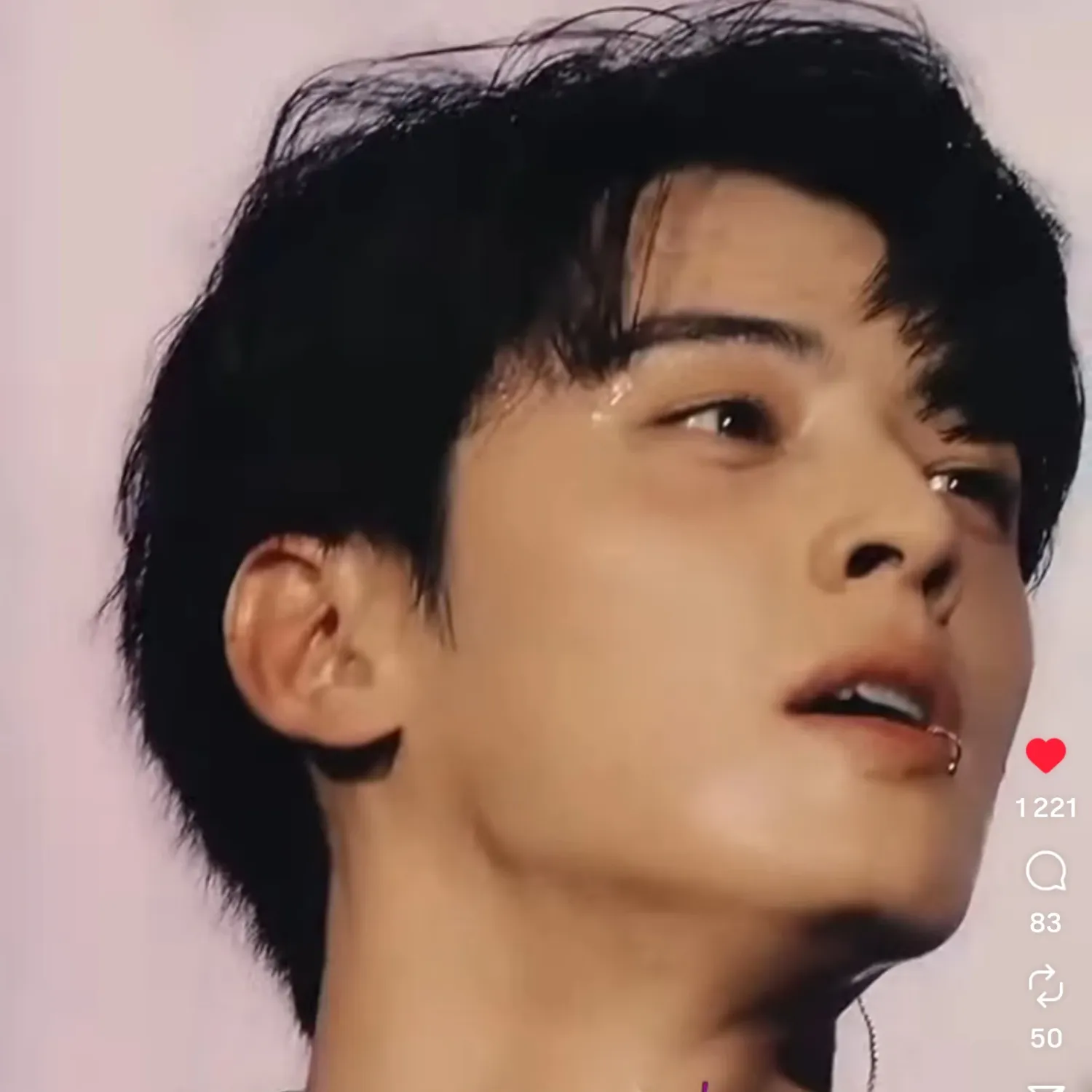 Recent activity shot of Eunwoo (ASTRO)