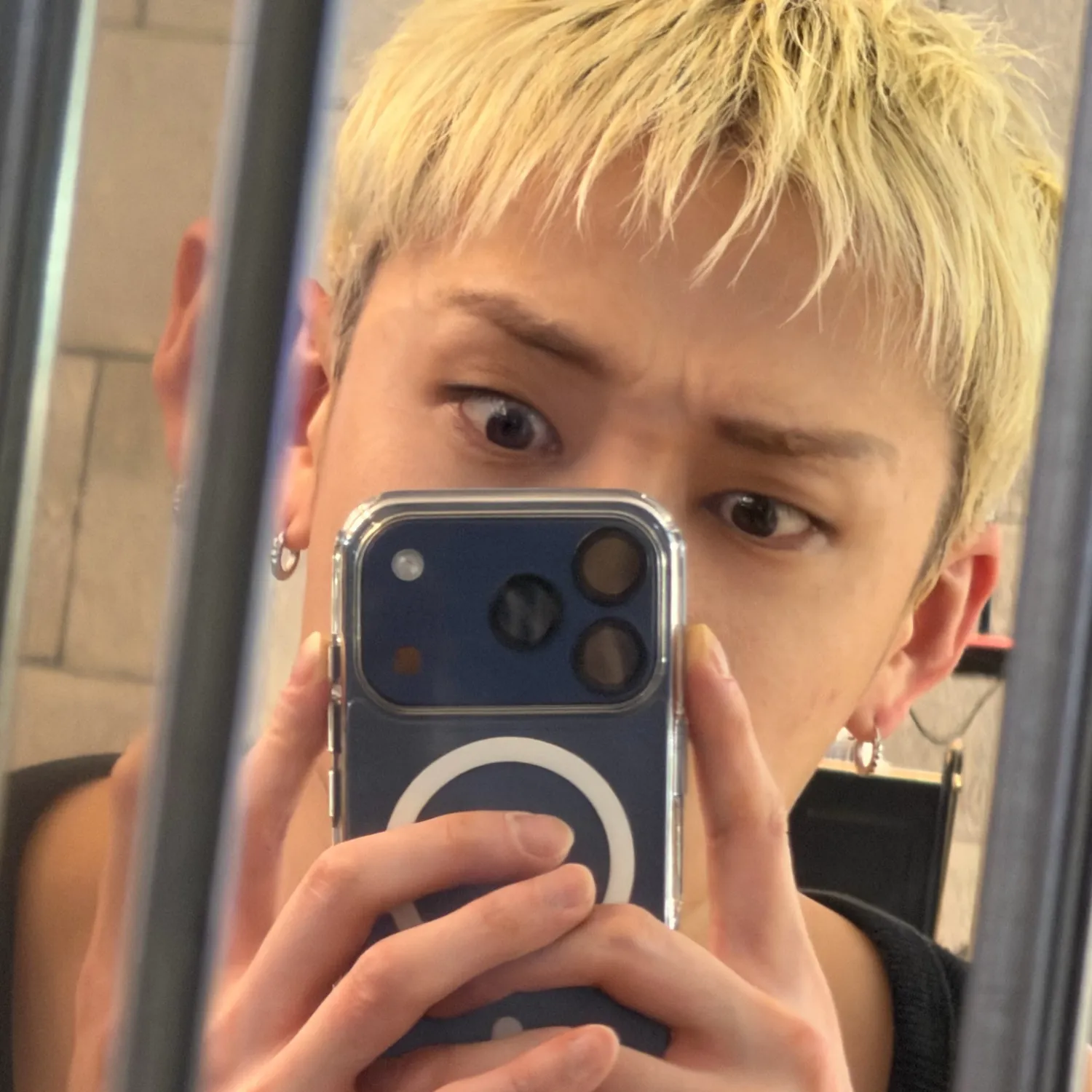 Recent activity shot of Bang Chan (Stray Kids)