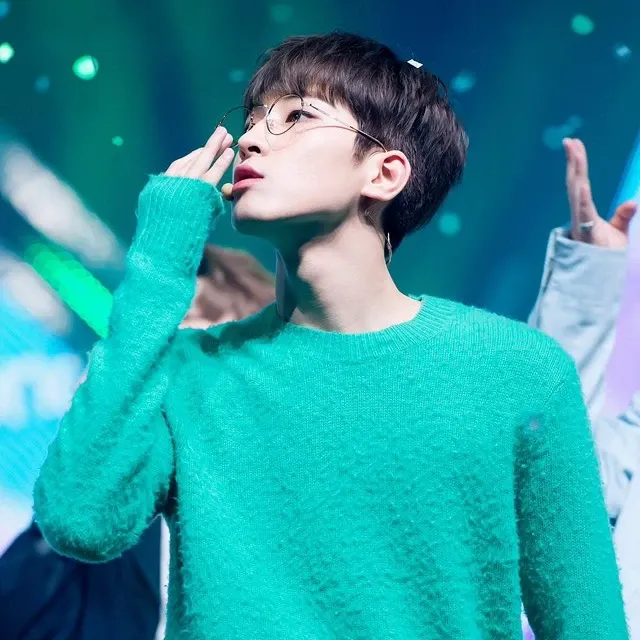 A moment captured by Wonwoo (SEVENTEEN)'s fan