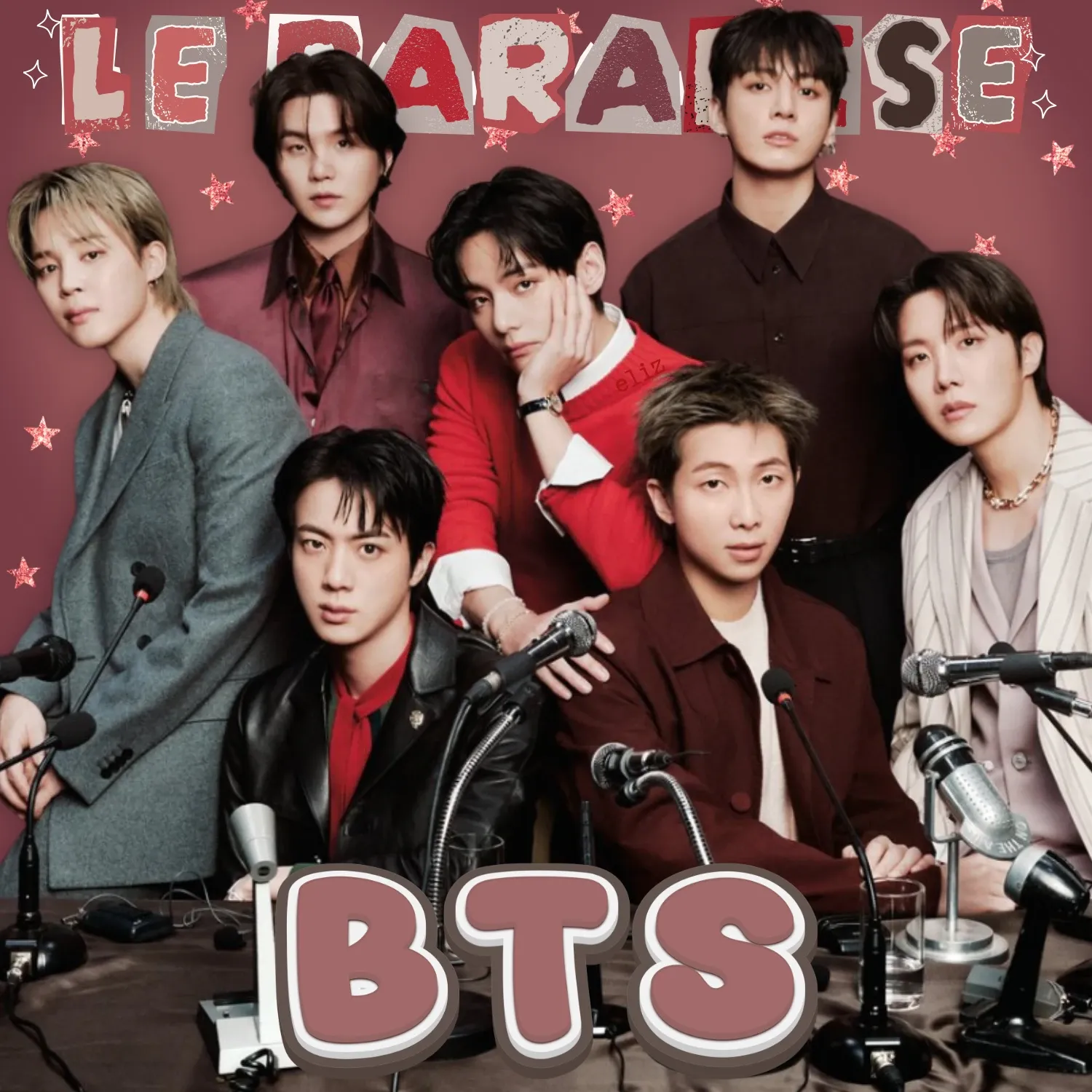 防彈少年團粉絲拍下的瞬間