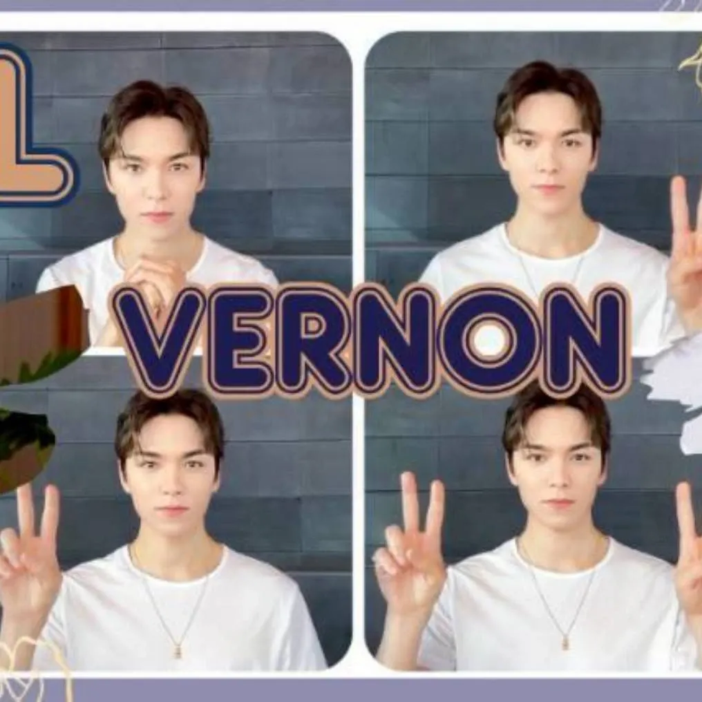 A moment captured by Vernon (SEVENTEEN)'s fan
