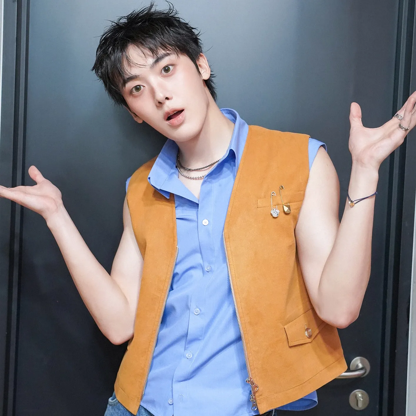 Recent activity shot of Jinjin (ASTRO)