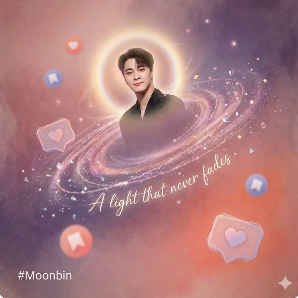 Recent activity shot of Moonbin (ASTRO)