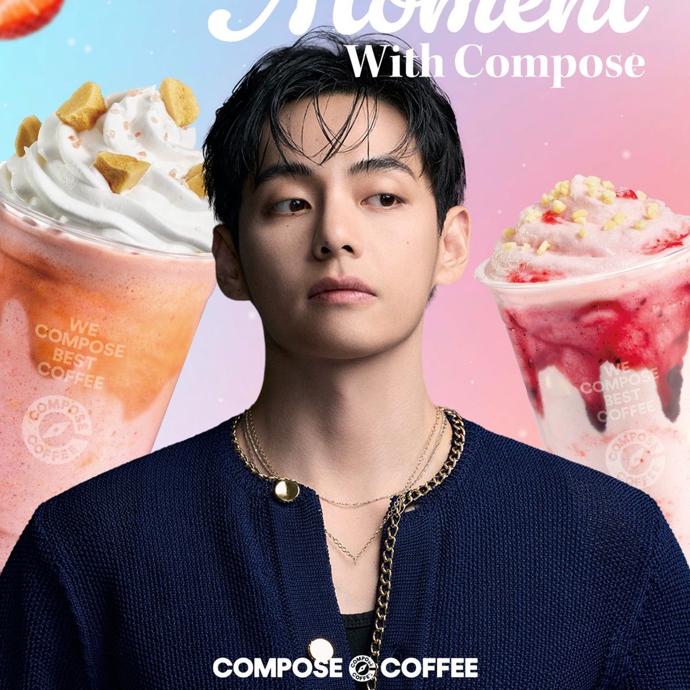 A moment captured by V (BTS)'s fan