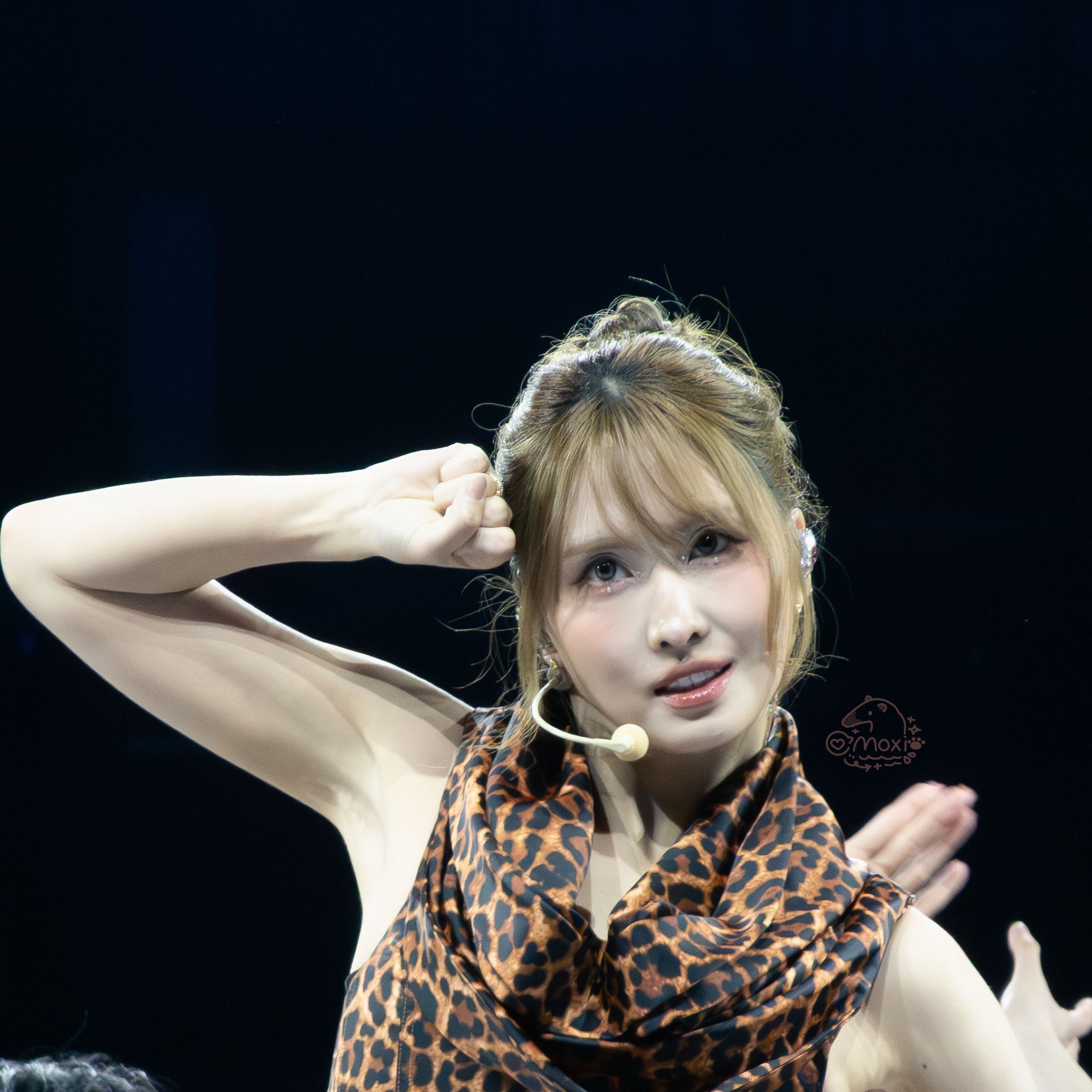 Recent activity shot of Momo (TWICE)