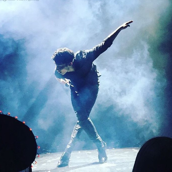 A moment captured by Jongup (B.A.P)'s fan