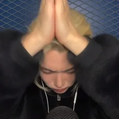 A moment captured by Felix (Stray Kids)'s fan