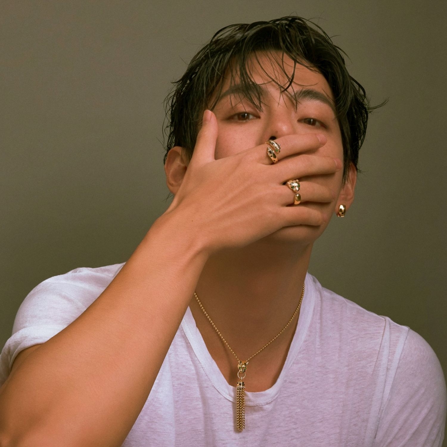 V (防彈少年團)粉絲拍下的瞬間