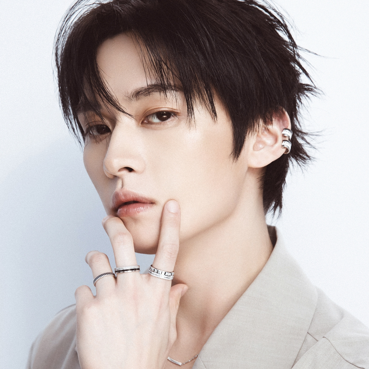 A moment captured by Lee Know (Stray Kids)'s fan