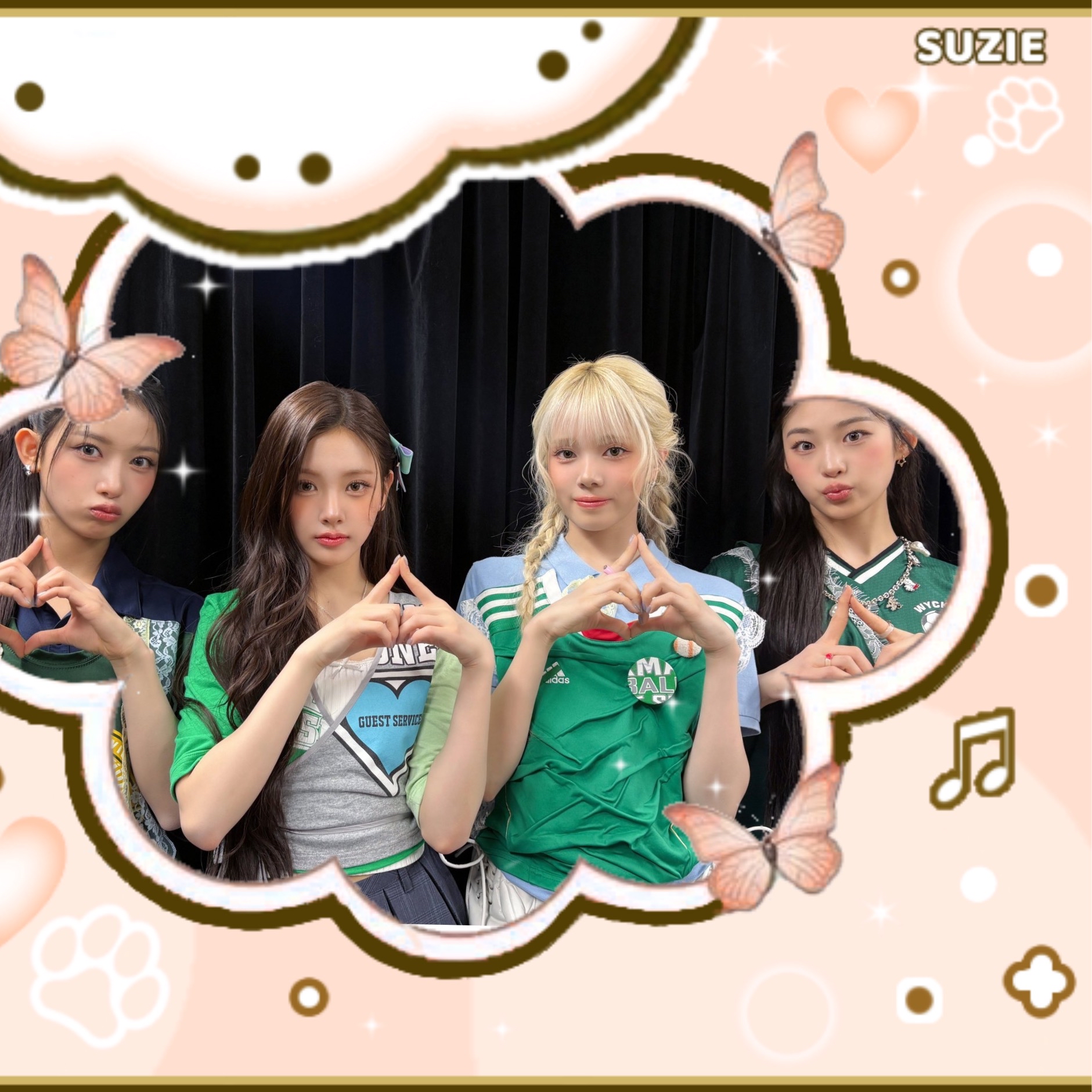 A moment captured by Baby DONT Cry's fan