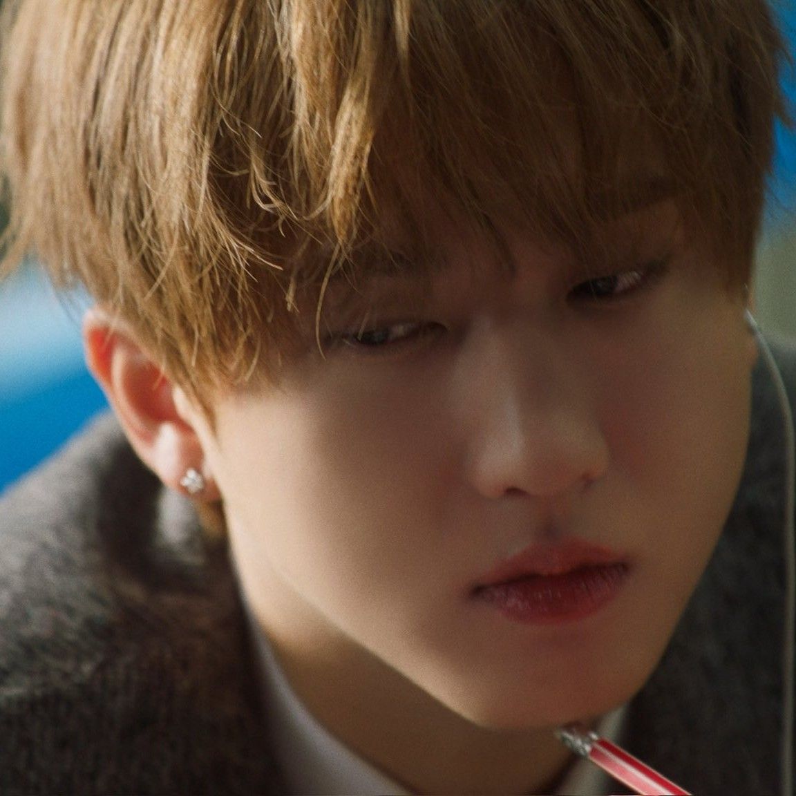 Recent activity shot of Changbin (Stray Kids)