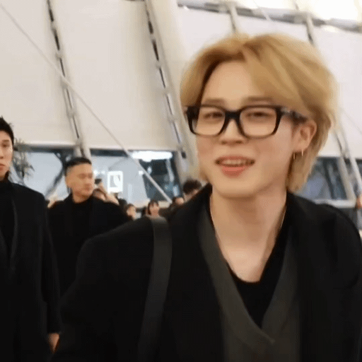 Recent activity shot of Jimin (BTS)