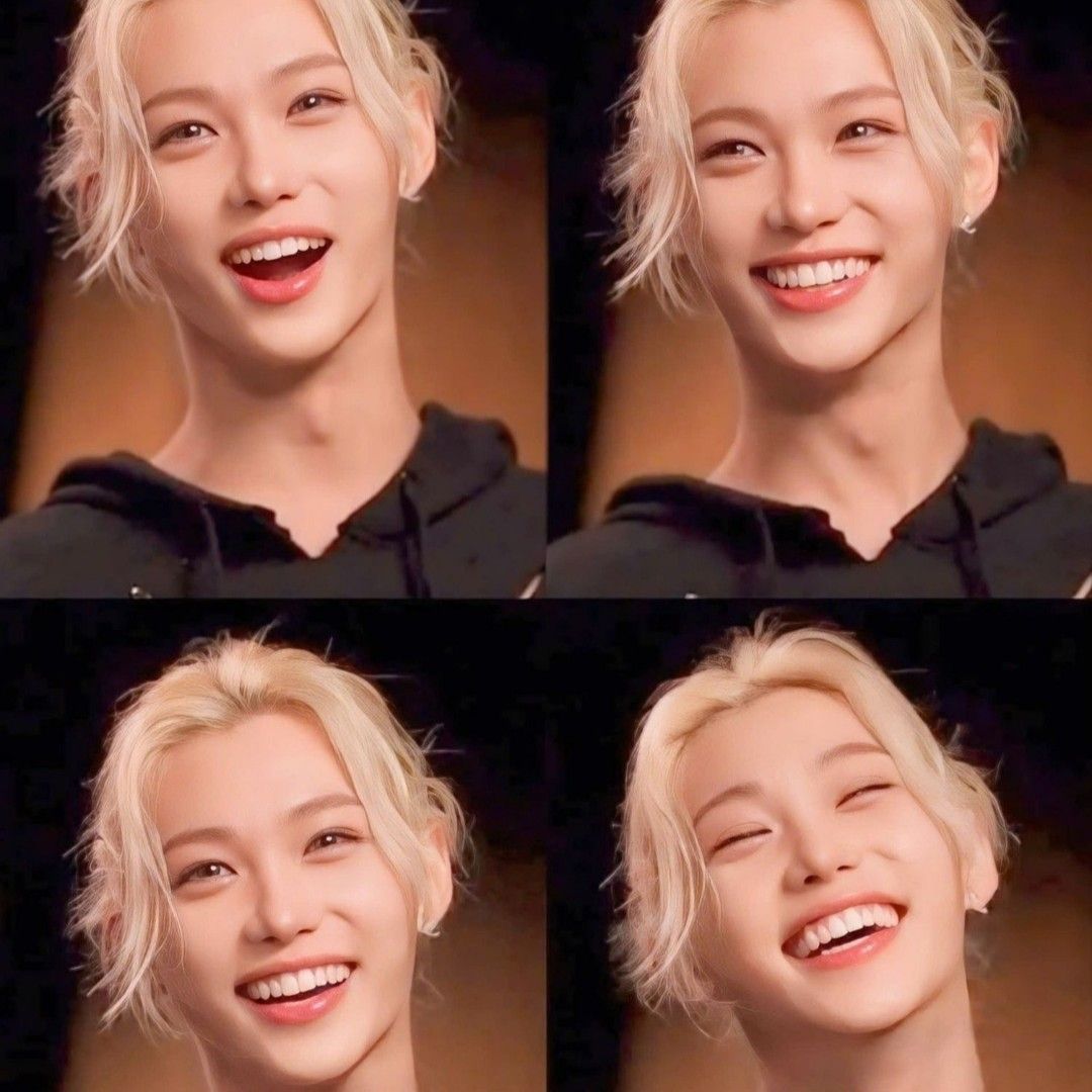 A moment captured by Stray Kids's fan