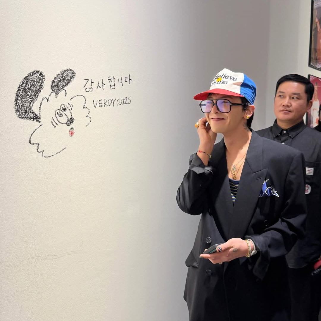A moment captured by G-DRAGON (BIGBANG)'s fan