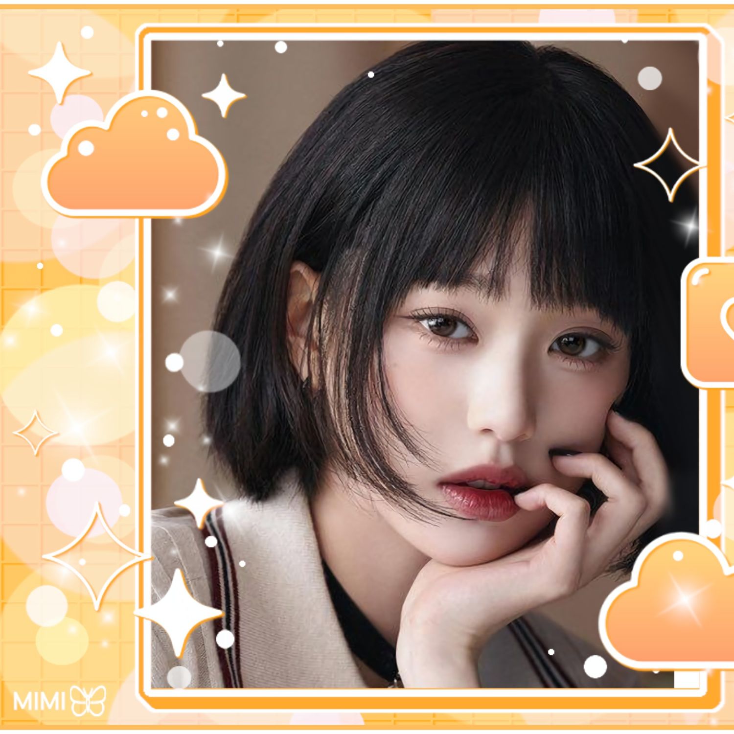 A moment captured by Jang Wonyoung (IVE)'s fan